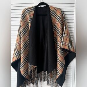 Burberry Checkered Wool Wrap